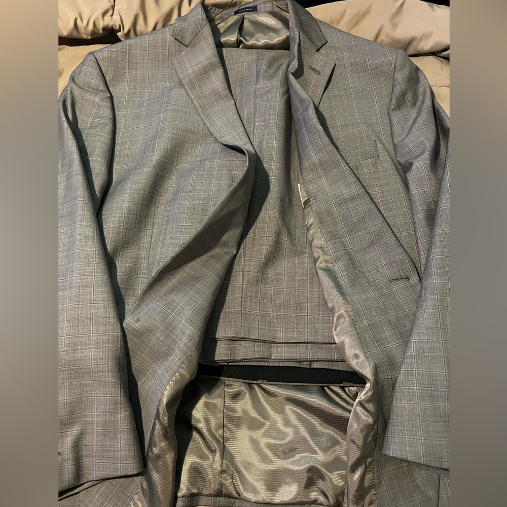 Grey suit